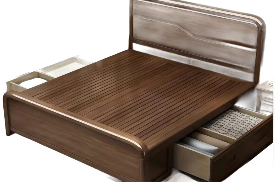 Curved Storage Bedstead