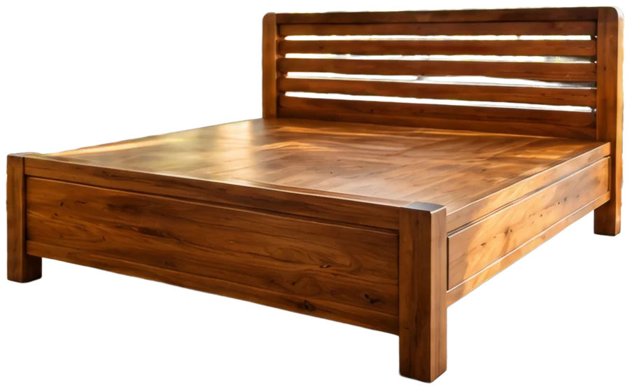 Slat Headboard Bedstead