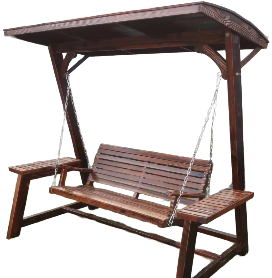Dark Finish Canopy Swing