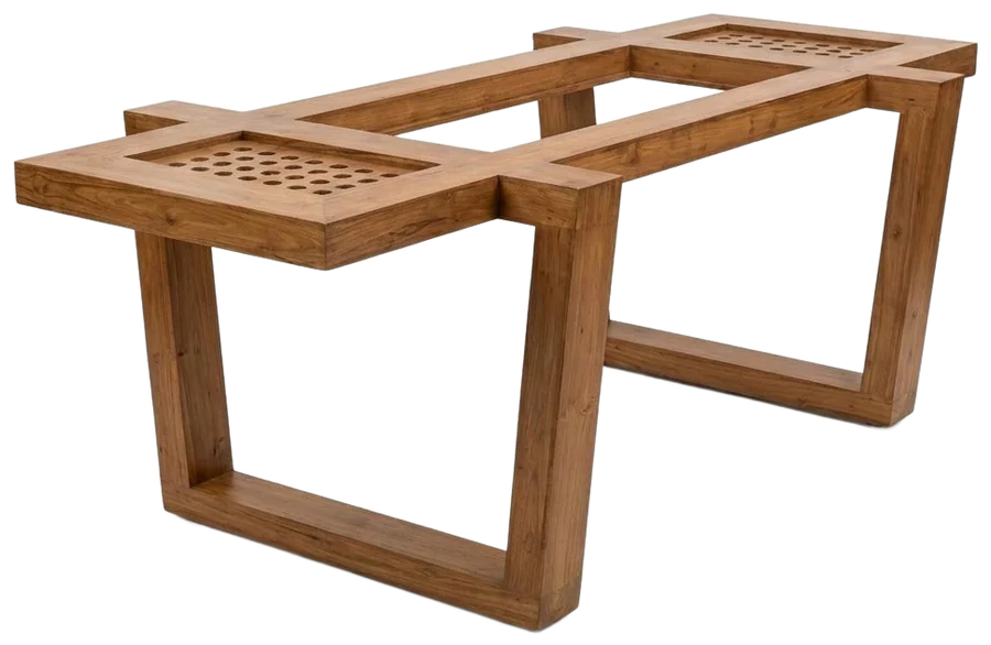 Perforated Panel Table Base